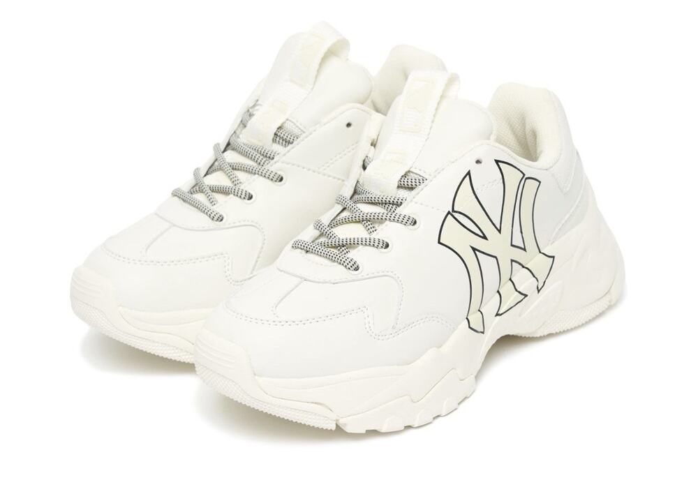 MLB Big Ball Chunky A New York Yankees NY Baseball Sneaker 3ASHC104N-50IVS W6